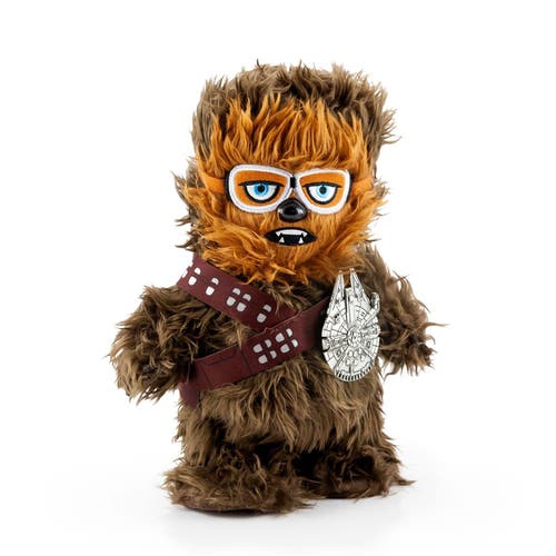 Toynk Star Wars Chewbacca Interactive Walk N’ Roar | Moves & Makes Noise | 12″ Plush w/ Millennium Falcon Pin in Brown at Nordstrom