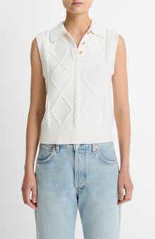 Polo Cable Sweater Vest