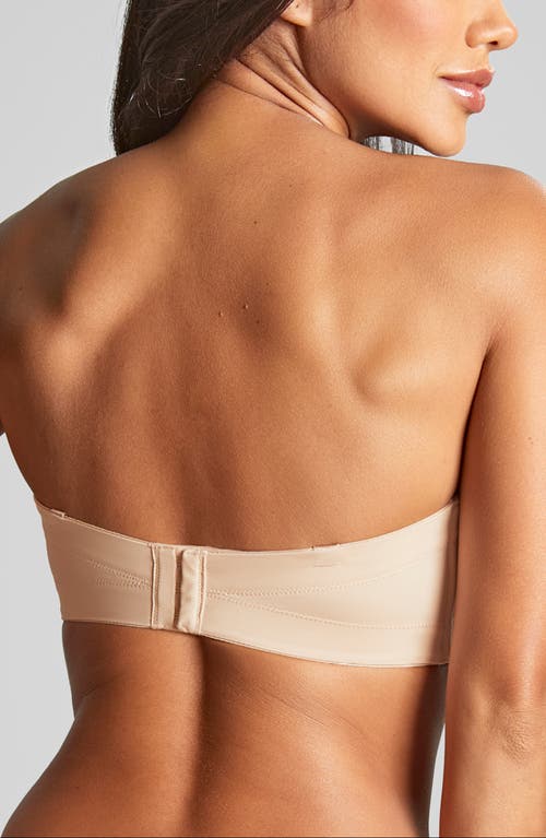 Shop Panache Faith Underwire Super Plunge Strapless Bra In Latte