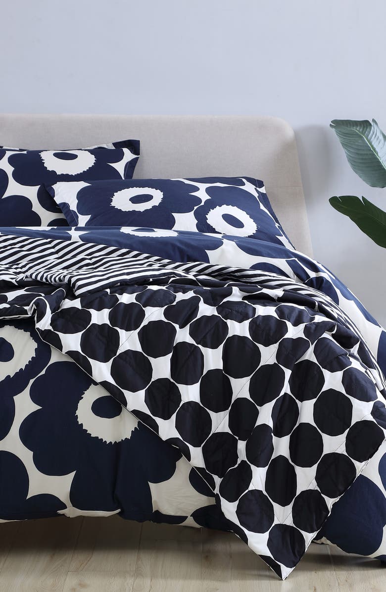 Marimekko Pienet Kivet Reversible Throw Blanket, Main, color,