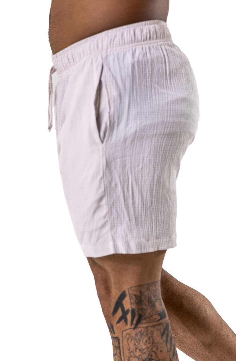 Maceoo Everyday Drawstring Shorts, Alternate, color, White