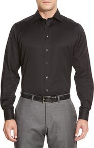 Eton Contemporary Fit Twill Dress Shirt