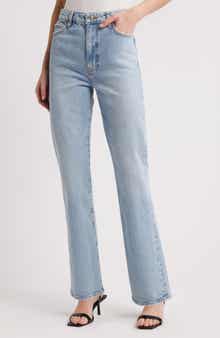 FRAME The Pixie Ruler High Waist Straight Leg Jeans