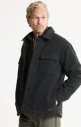 JACHS Bonded Wool Blend Heather Knit Jacket