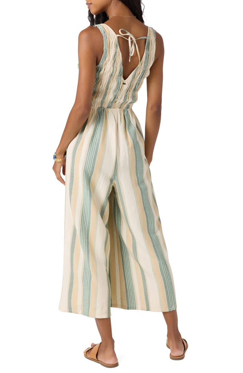 O'Neill Kiki Wide Leg Jumpsuit, Alternate, color, Tapioca