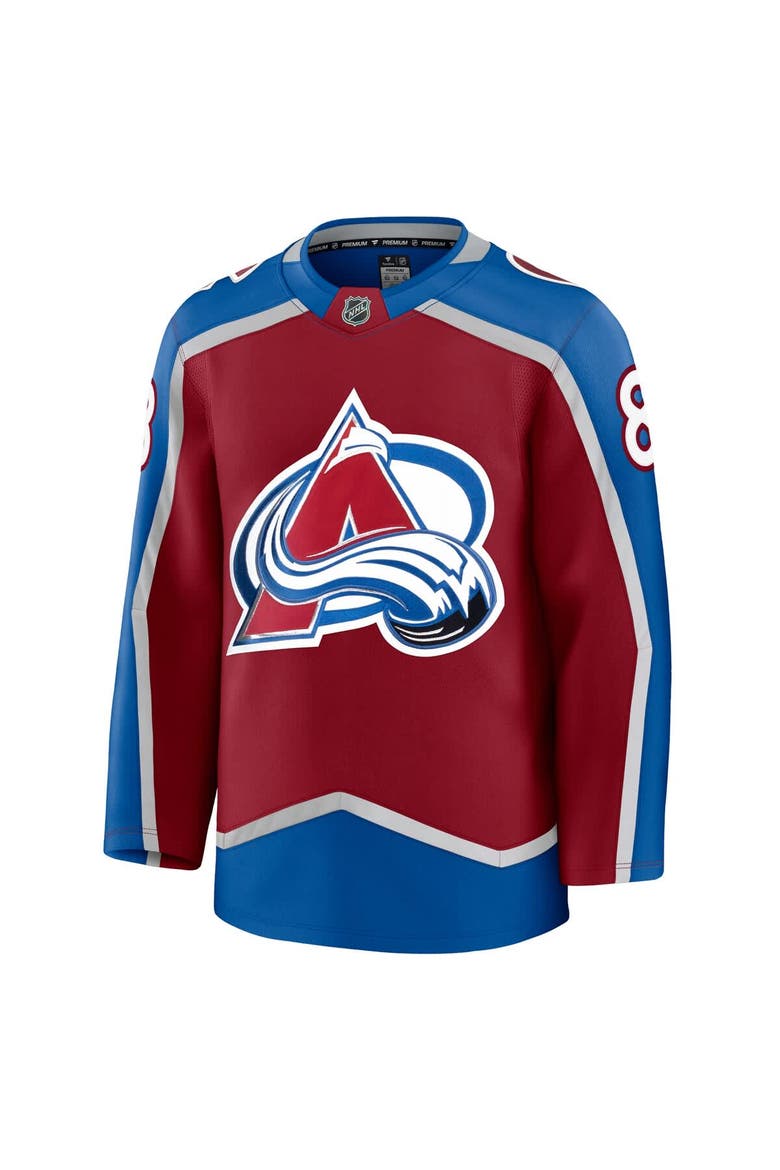 Men's Fanatics Cale Makar Burgundy Colorado Avalanche Home Premium Jersey, Alternate, color, Burgundy