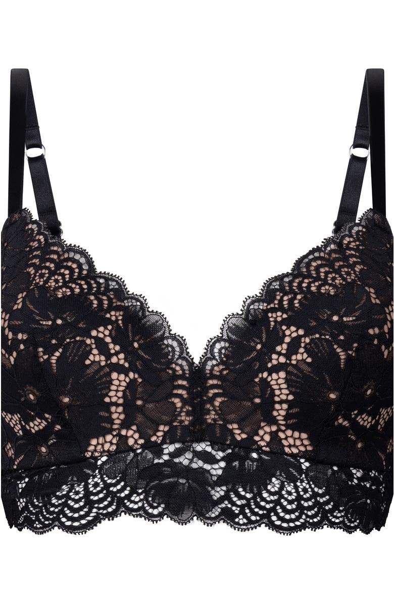 Hunkemöller Andrea Padded Non-Wired Bra, Alternate, color, Black