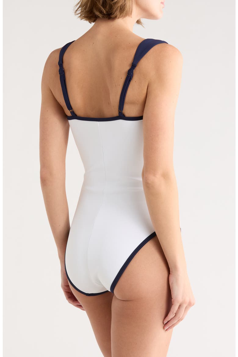 Sweetheart Neck Compression One-Piece Swimsuit, Alternate, color, WHITE001