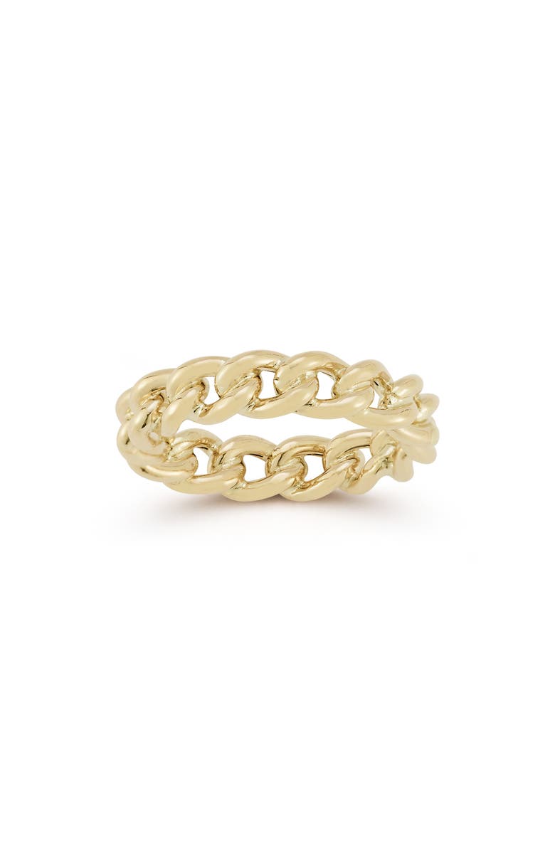Ember Fine Jewelry Curb Chain Ring, Main, color, 