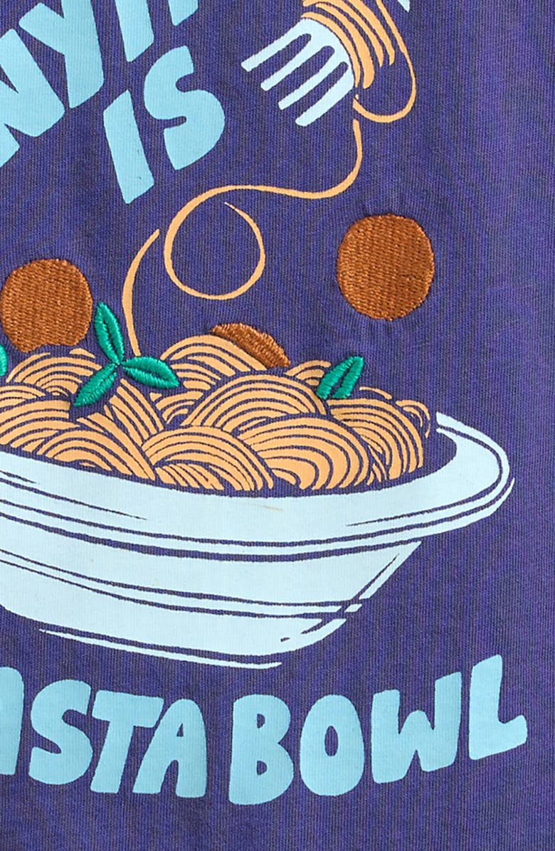 Tucker + Tate Kids' Embroidered Graphic T-Shirt, Alternate, color, Navy Skipper Pasta Bowl