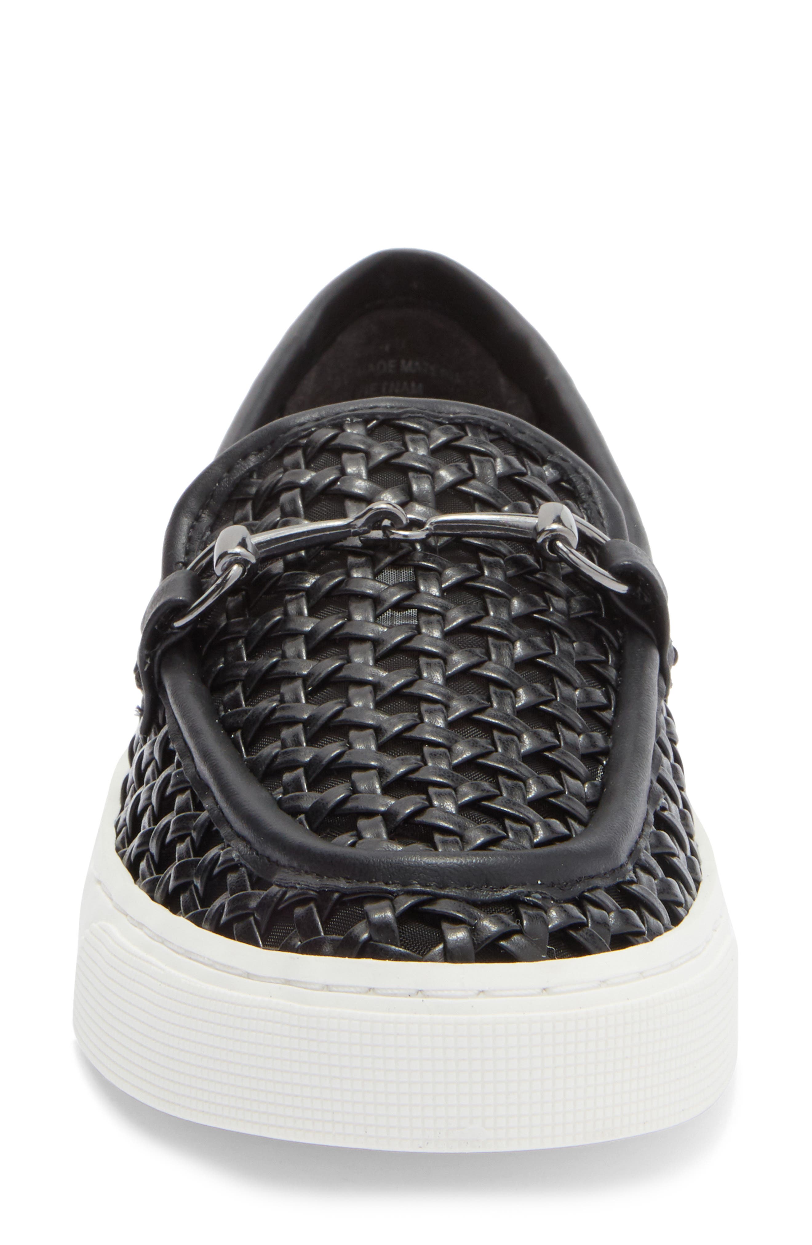 NORDSTROM RACK Freddie Bit Sneaker, Alternate, color, Black