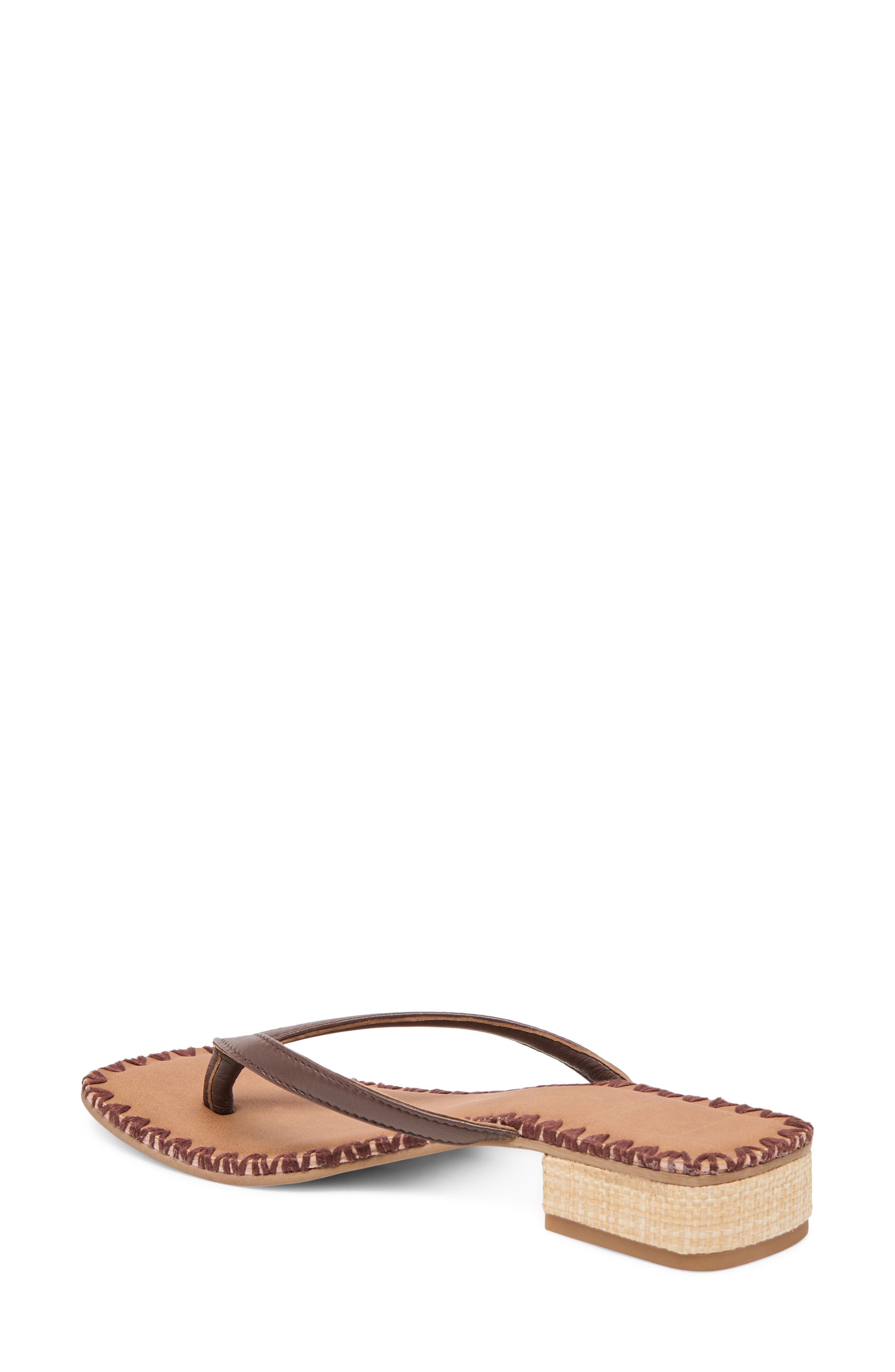 Dolce Vita Barty Flip Flop, Alternate, color, Dark Brown Stella