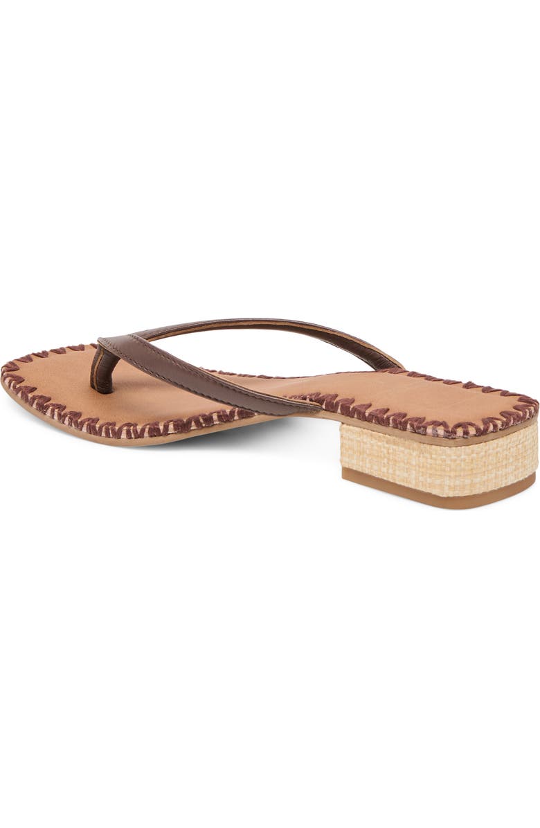 Dolce Vita Barty Flip Flop, Alternate, color, Dark Brown Stella