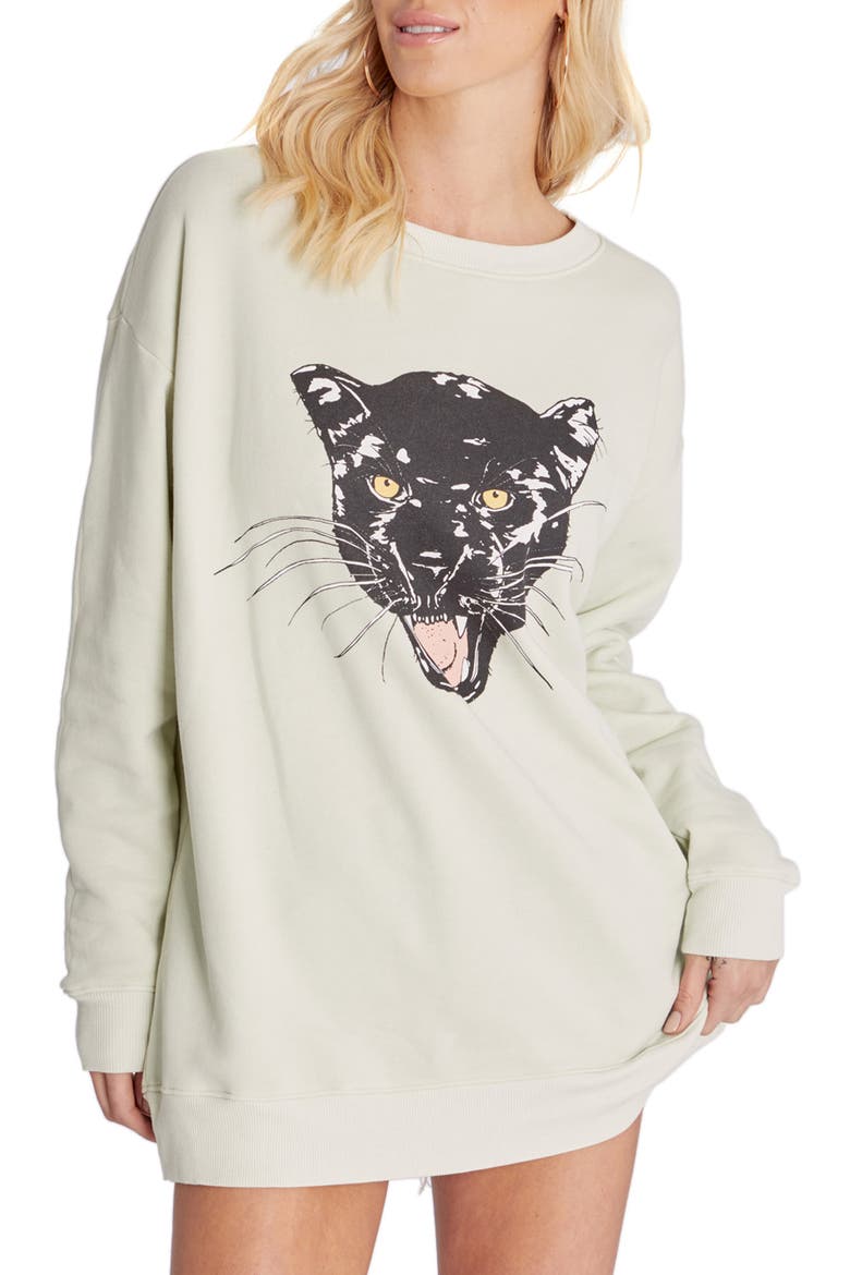 Roadtrip Oversize Sweatshirt, Main, color, ALOE