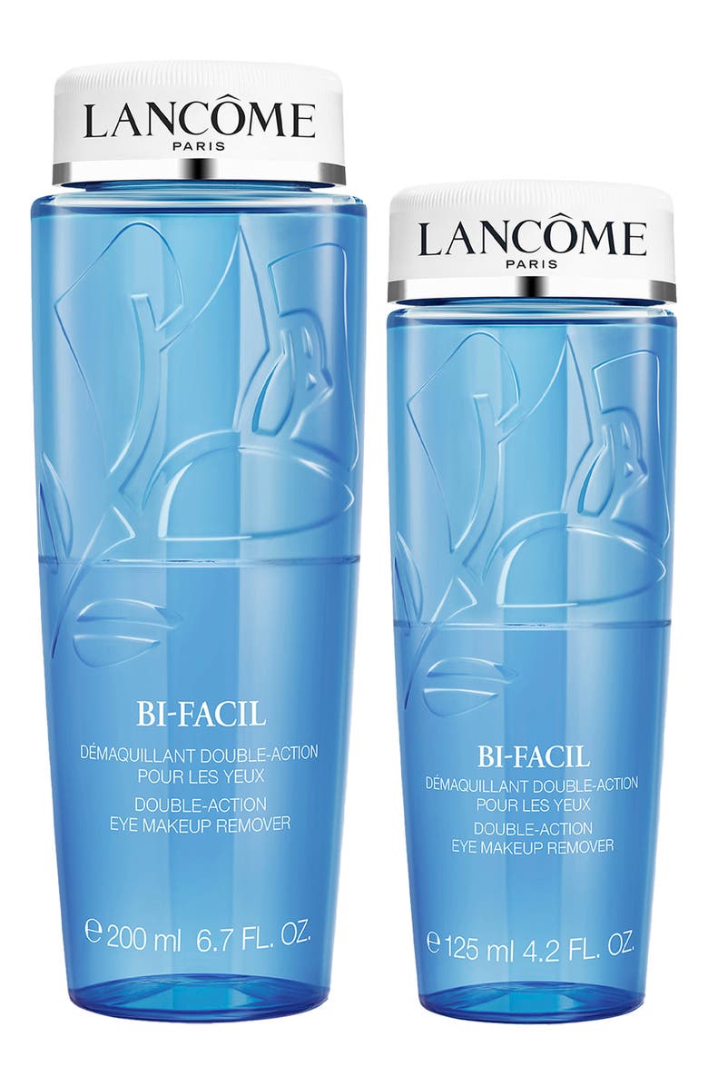 Lancôme Bi-Facil Double-Action Eye Makeup Remover for Sensitive Skin Duo (Limited Edition) $88 Value, Main, color, 