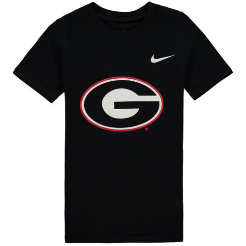 Nike Kids' Preschool  Black Georgia Bulldogs Logo T-shirt