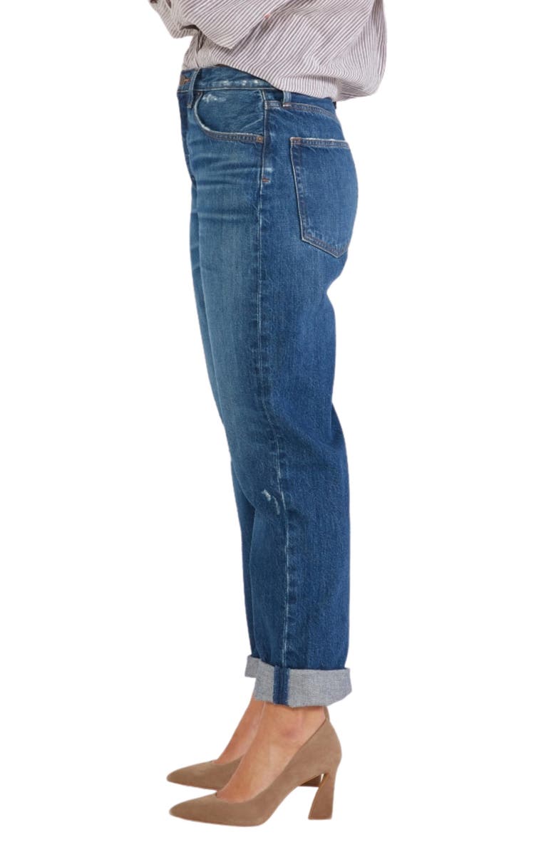 ÉTICA Bryce Pinch Waist Organic Cotton Boyfriend Jeans, Alternate, color, 