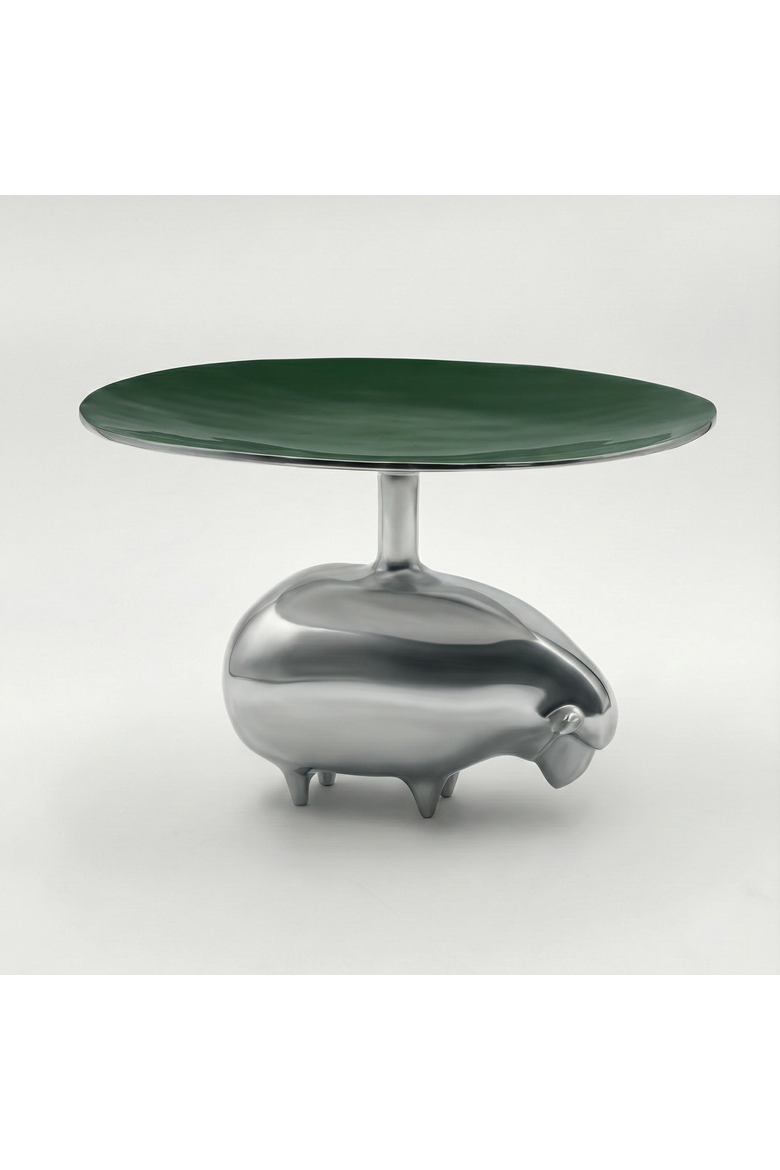 Carneros Pedestal, Alternate, color, Green