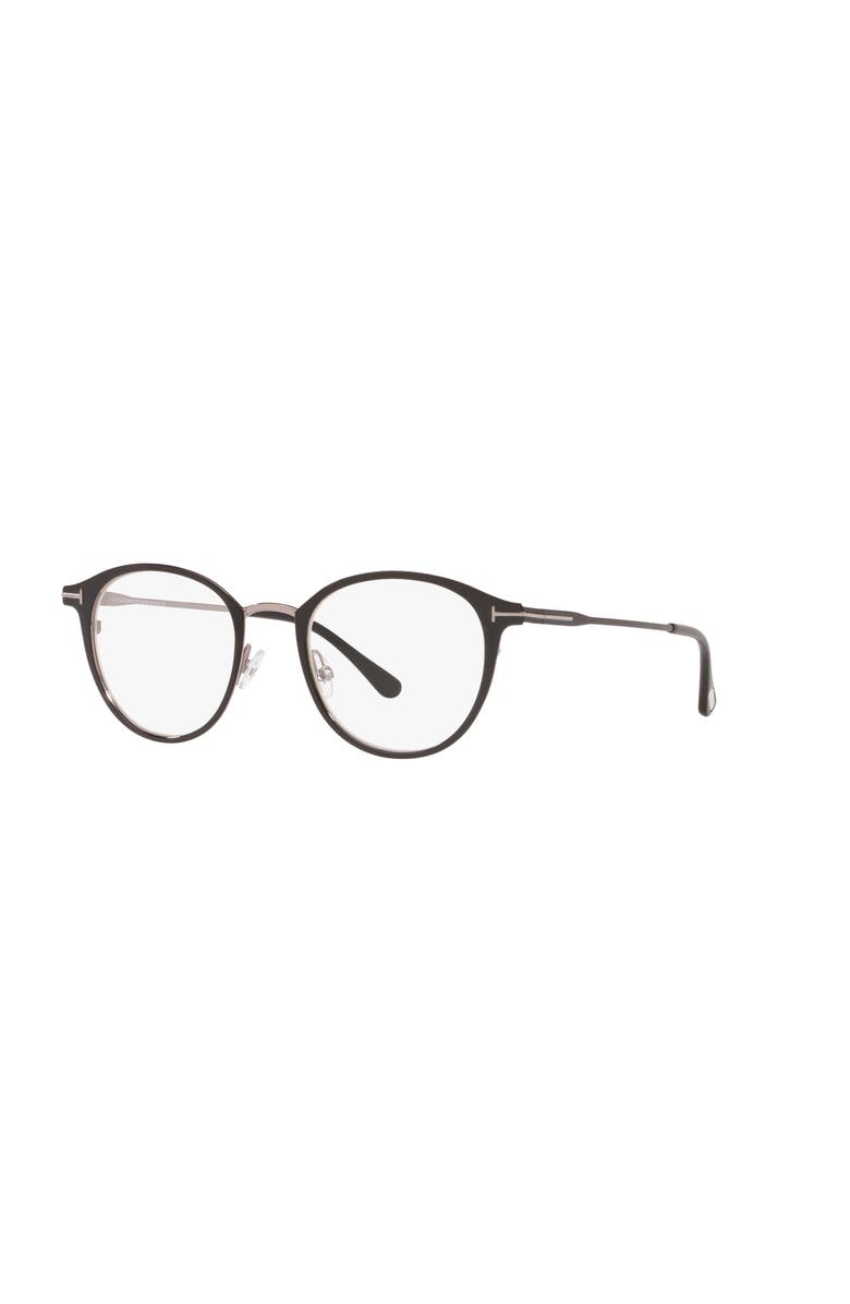 TOM FORD 49mm Oval optical glasses, Main, color, Black