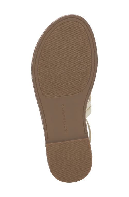 Lucky Brand Korina Sandal In Dark Parchment