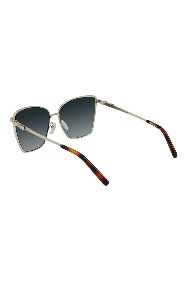Vara 59mm Rectangular Sunglasses, Alternate, color, GOLD/IVORY