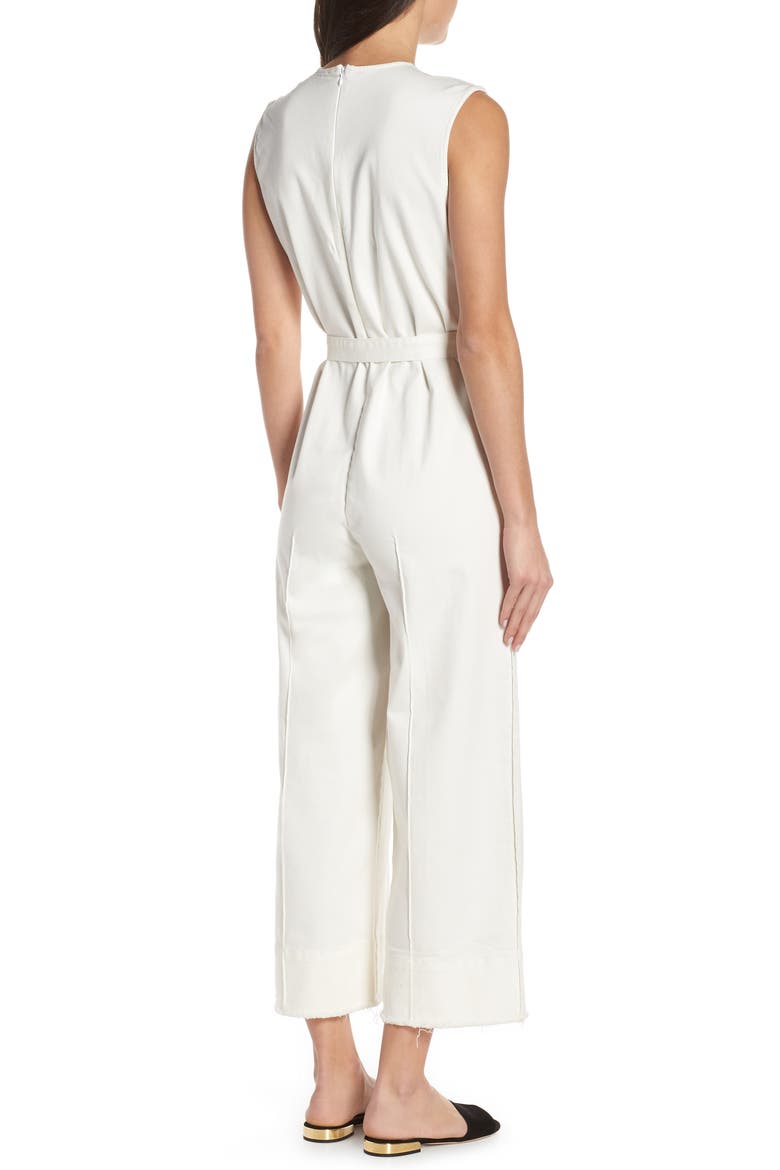 Presna Wide Leg Jumpsuit, Alternate, color, WHITE