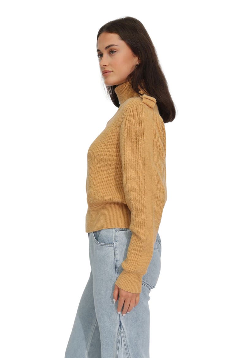 Lost & Found Knitted Sweater, Alternate, color, Camel
