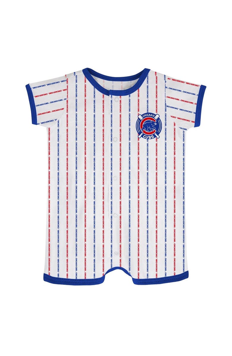 Outerstuff Newborn & Infant White Chicago Cubs Ball Hitter Romper, Main, color, White