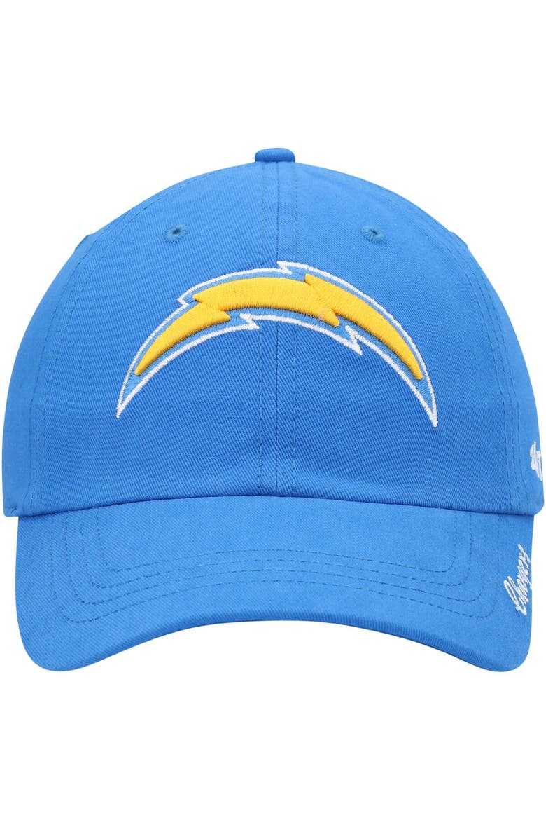 Women's '47 Powder Blue Los Angeles Chargers Miata Clean Up Primary Adjustable Hat, Alternate, color, Powder Blue