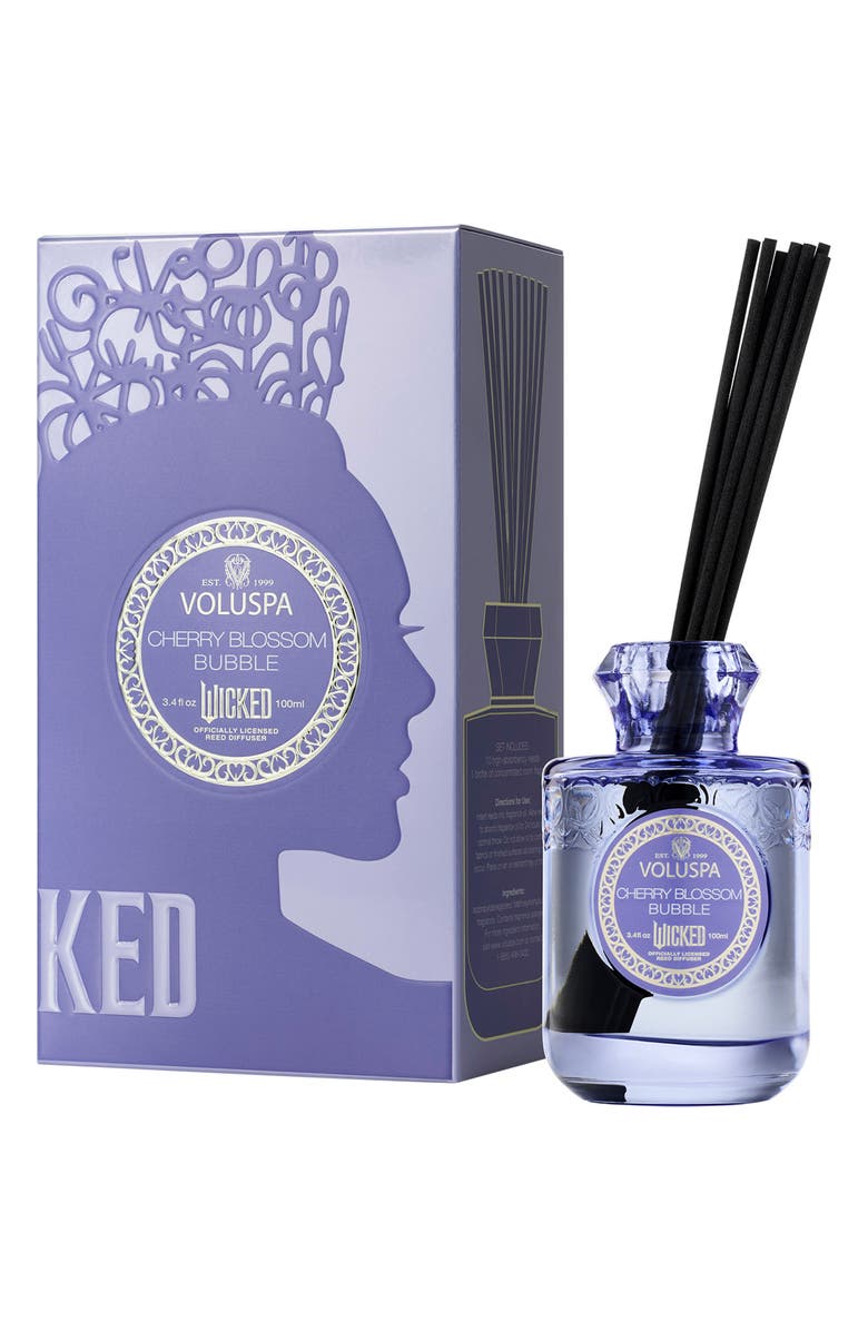 Voluspa Wicked Collection Cherry Blossom Bubble Reed Diffuser, Main, color, 