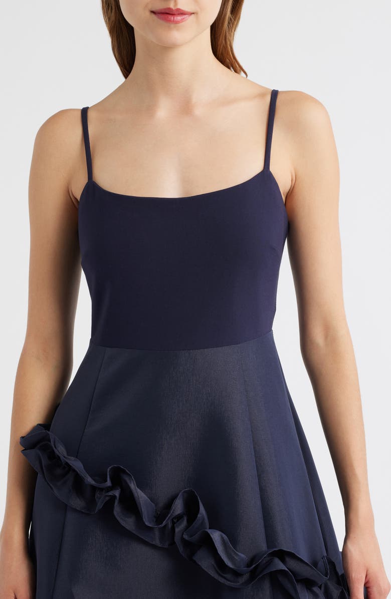 LIKELY Arissa Ruffle Ballgown, Alternate, color, Navy
