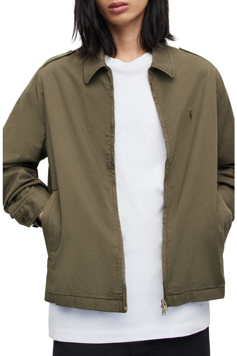 Solano Cotton Blend Jacket, Main, color, LEAF GREEN