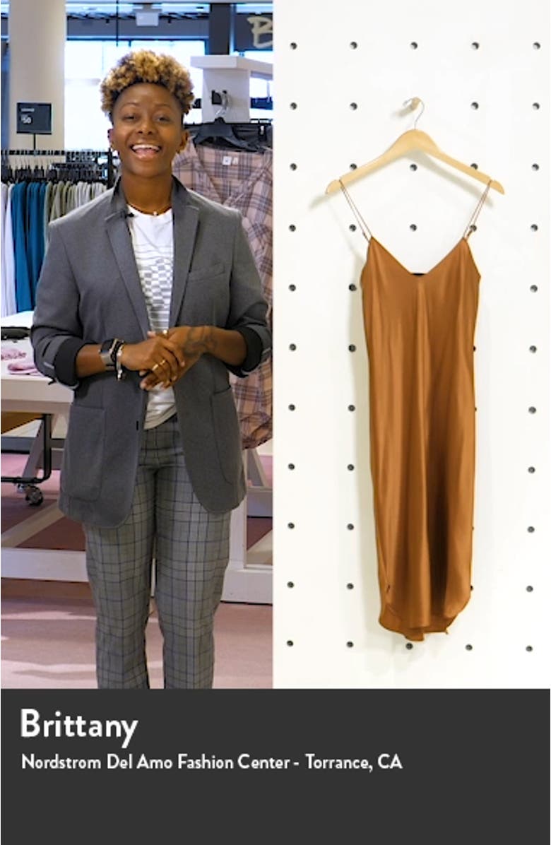 Bias Cut Silk Charmeuse Slipdress, sales video thumbnail