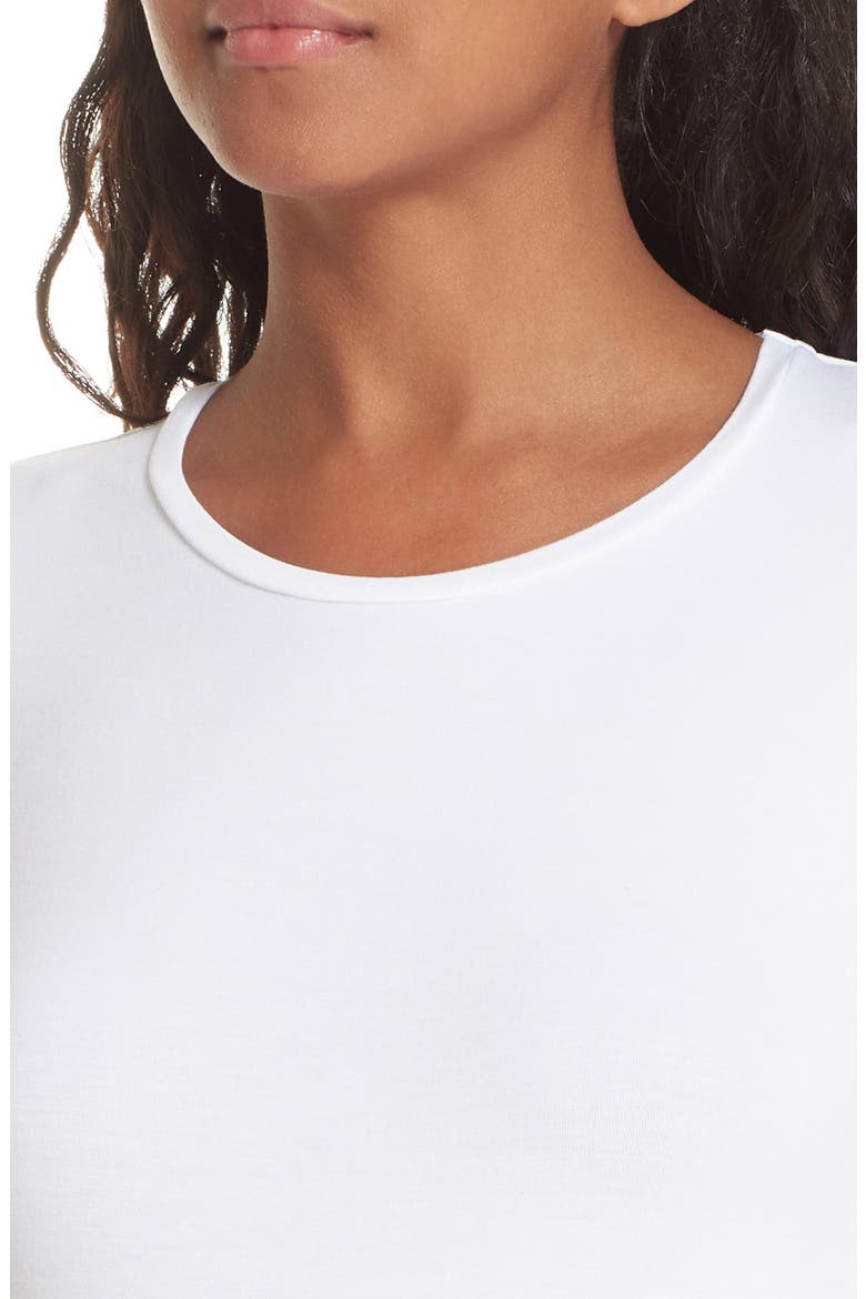 Crewneck Top, Alternate, color, BLANC