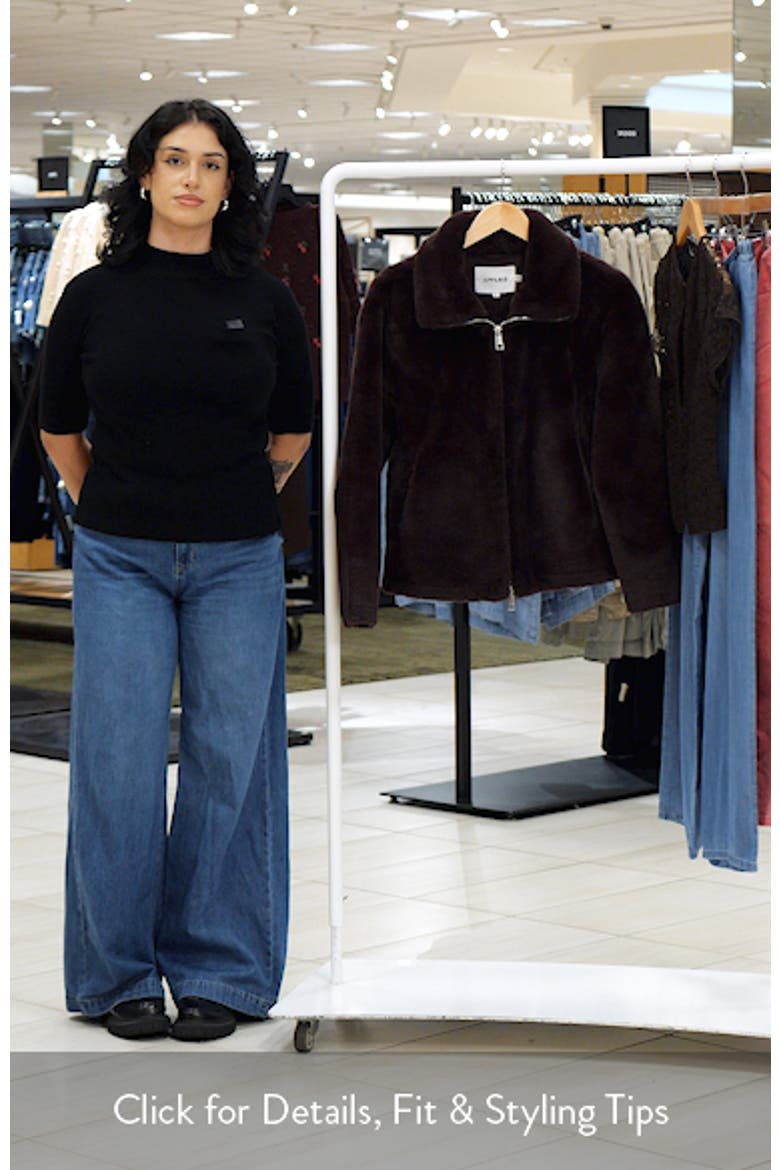 Brooks Faux Fur Coat video