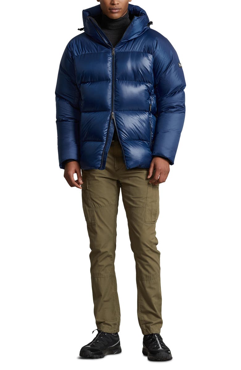 Polo Ralph Lauren Lux Nano Carlton Down Jacket, Alternate, color, Raleigh Blue
