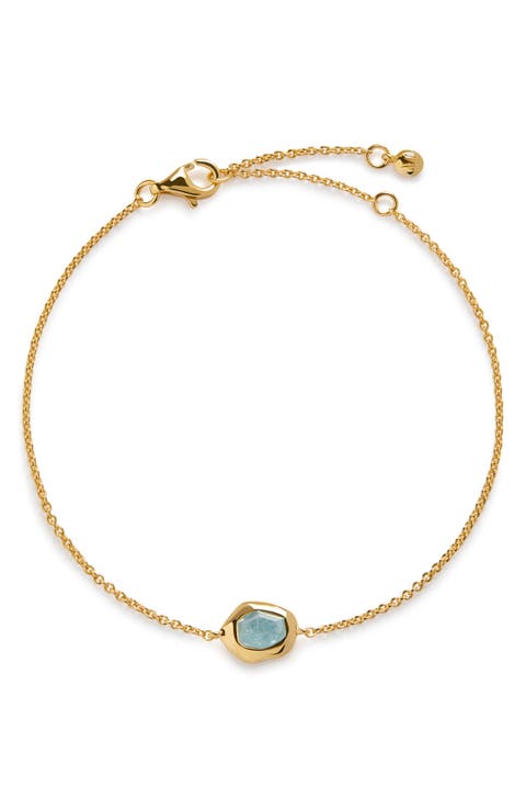 Odyssey Aquamarine Chain Bracelet