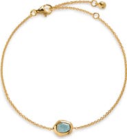 Monica Vinader Odyssey Aquamarine Chain Bracelet