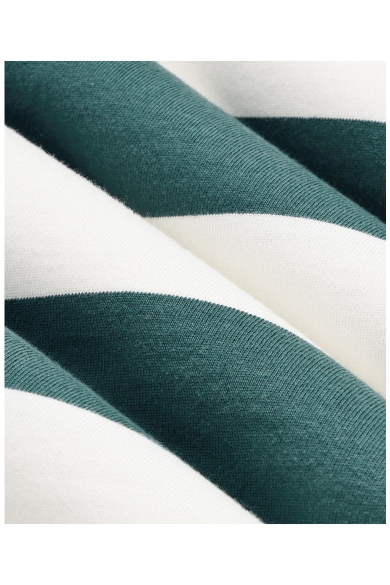 Stripe Rugby Shirt, Alternate, color, CREAM/ GREEN
