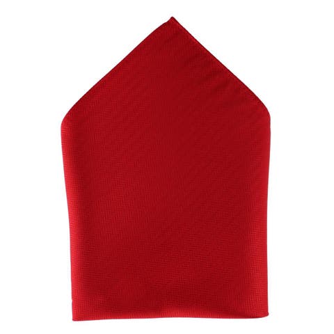 Etched Herringbone Twist Pocket Square