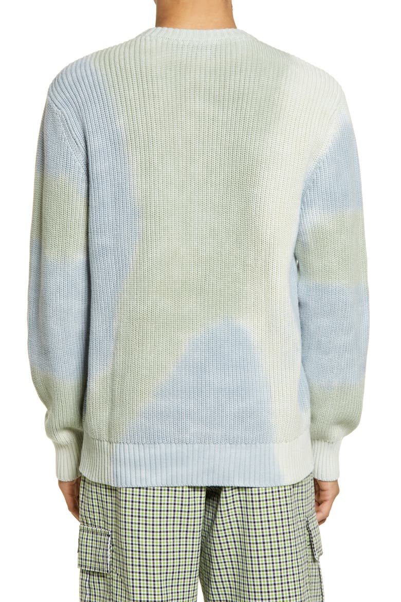 Tie Dye Organic Cotton Sweater, Alternate, color, GOOD GREY MULTI