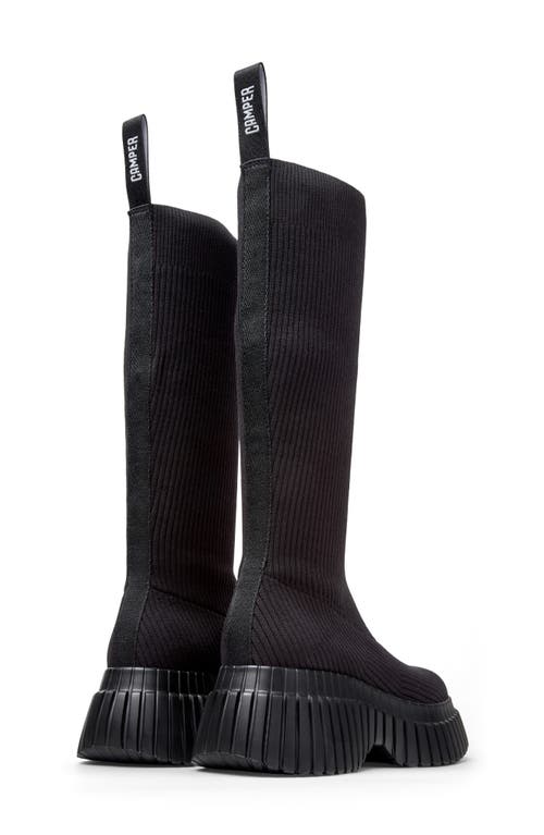 Camper Pix Platform Tall Boot In Black