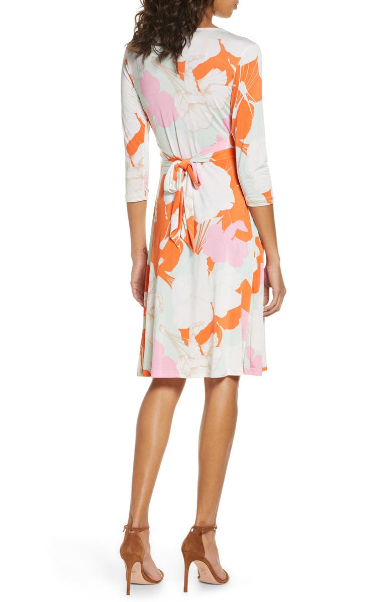 Ilse Jacobsen Floral Twist Front Dress, Alternate, color,
