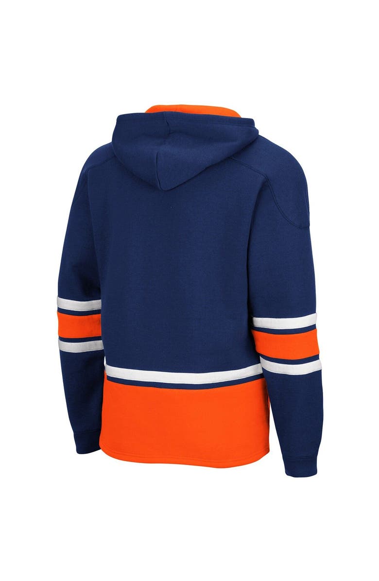 COLOSSEUM Men's Colosseum Navy Auburn Tigers Lace Up 3.0 Pullover Hoodie, Alternate, color, Navy