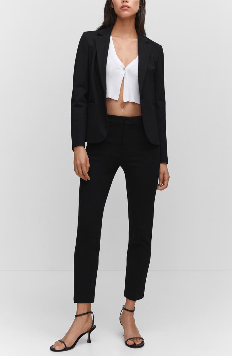 MANGO Rome Knit Straight Leg Pants, Alternate, color,