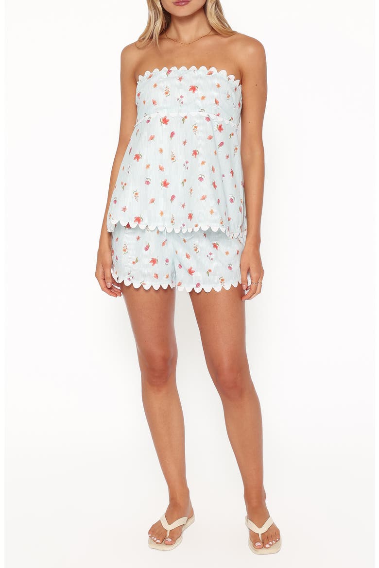 Kyle 2-Piece Set with Scalloped Hemline, Main, color, BLUE GARDEN STRIPE
