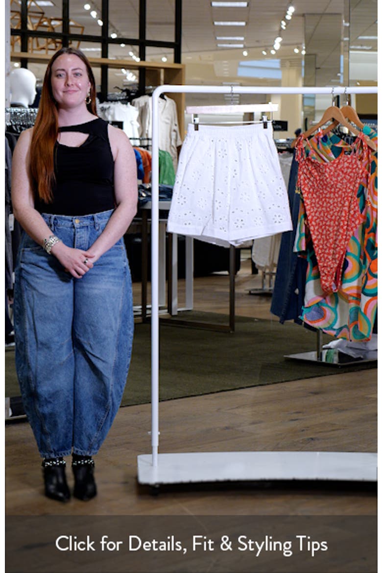 Watts Eyelet Cover-Up Shorts video
