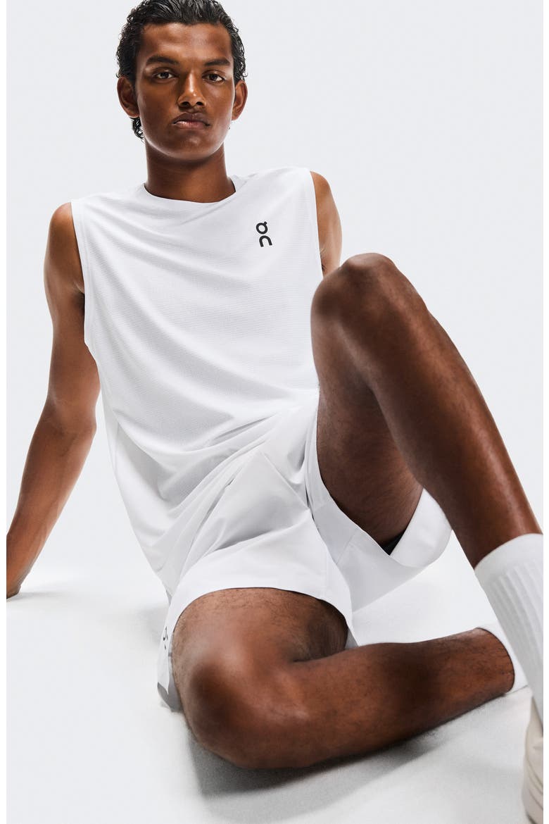 Court Performance Tennis Tank, Alternate, color, WHITE