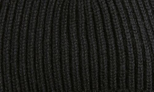 Nordstrom Merino Wool Cuff Beanie In Black