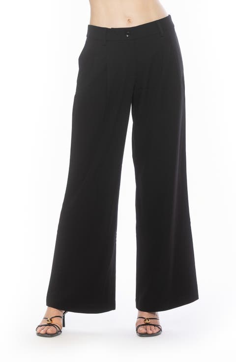 Quinn Pleated Wide Leg Pants